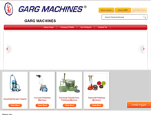 Tablet Screenshot of gargmachines.net